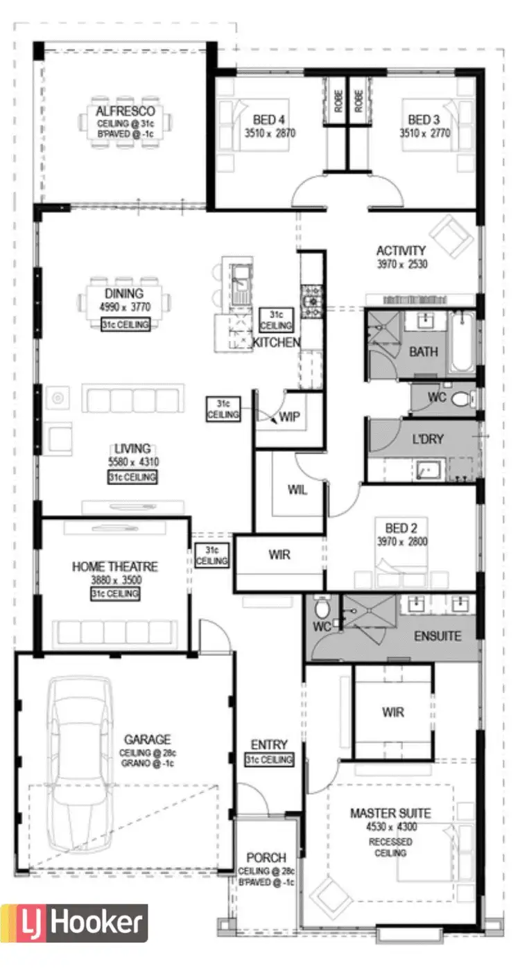 Floorplan of Homely house listing, 10 Pascoe Way, Millbridge WA 6232