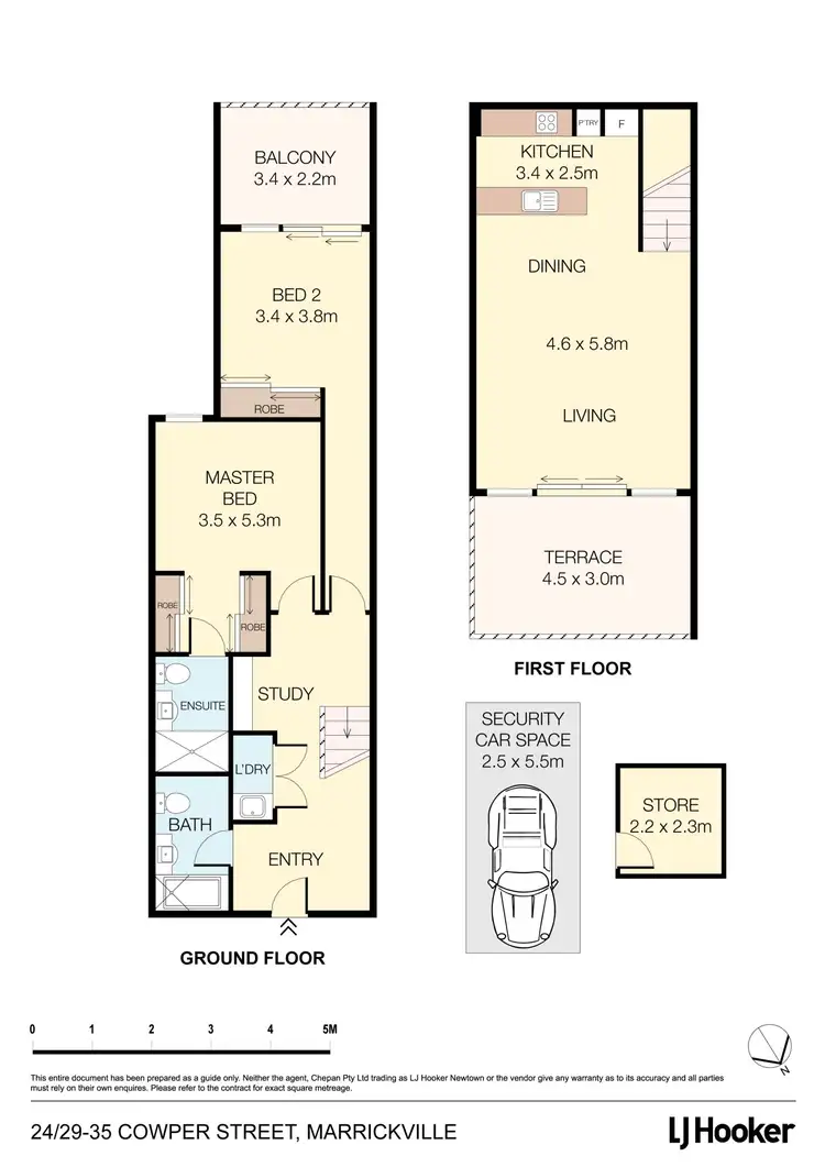 Floorplan of Homely apartment listing, 24/29-35 Cowper Street, Marrickville NSW 2204