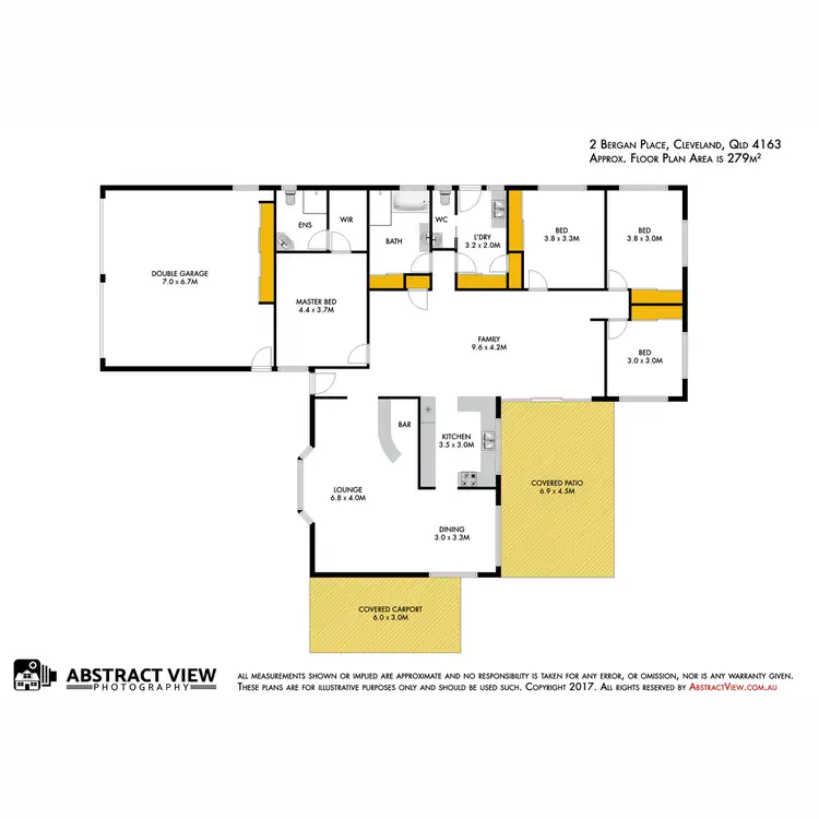 Floorplan of Homely house listing, 2 Bergan Place, Cleveland QLD 4163