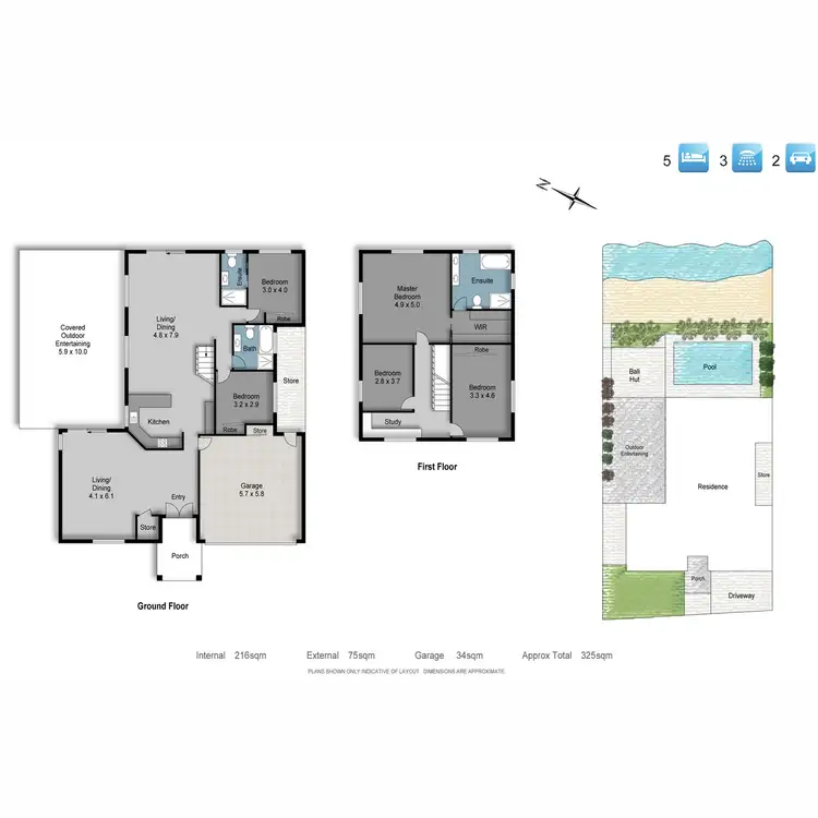 Floorplan of Homely house listing, 72 Harrier Drive, Burleigh Waters QLD 4220