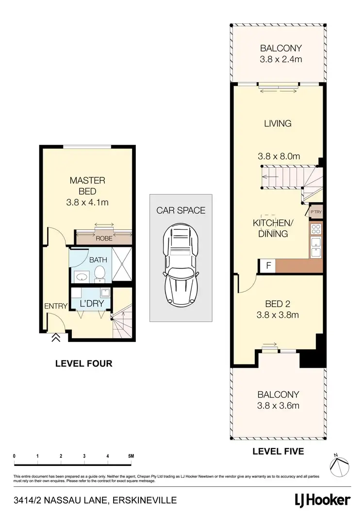 Floorplan of Homely apartment listing, 3414/2 Nassau Lane, Erskineville NSW 2043