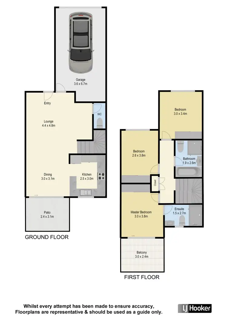 Floorplan of Homely townhouse listing, 22/589 Beams Road, Carseldine QLD 4034
