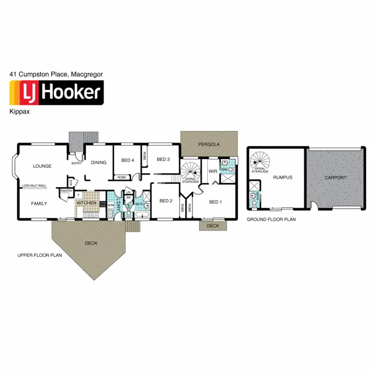 Floorplan of Homely house listing, 41 Cumpston Place, Macgregor ACT 2615