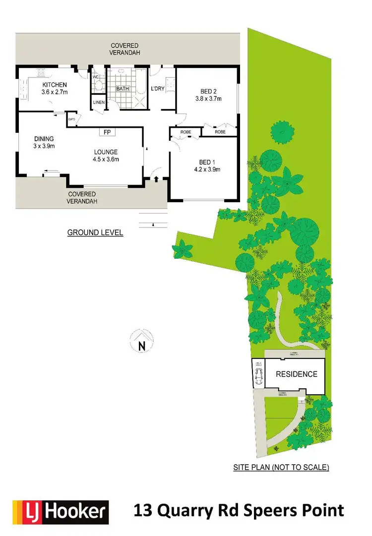Floorplan of Homely house listing, 13 Quarry Road, Speers Point NSW 2284