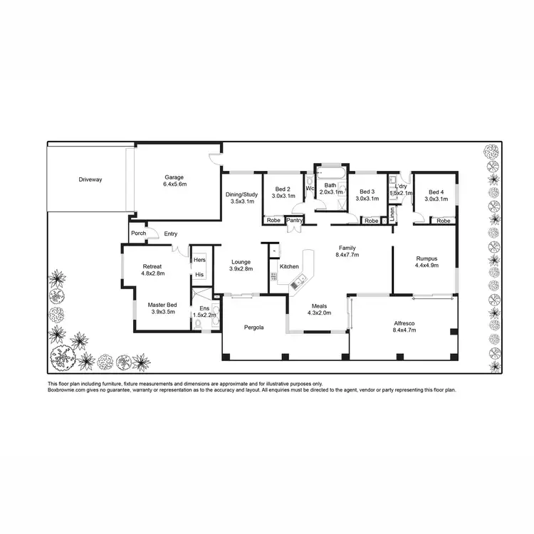 Floorplan of Homely house listing, 37 Peppertree Drive, Point Cook VIC 3030