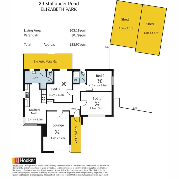 Floorplan of Homely house listing, 29 Shillabeer Road, Elizabeth Park SA 5113