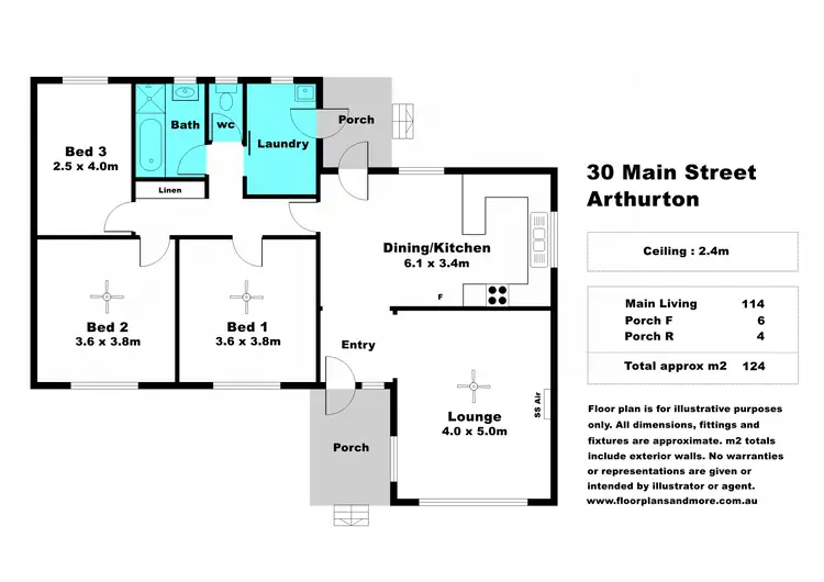 Floorplan of Homely house listing, 30 Main Street, Arthurton SA 5572