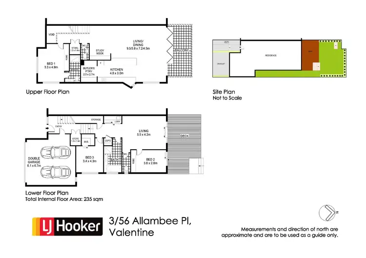 Floorplan of Homely townhouse listing, 3/56 Allambee Place, Valentine NSW 2280