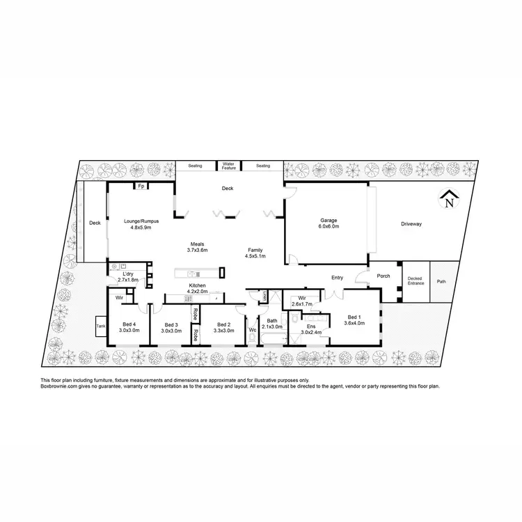 Floorplan of Homely house listing, 4 Cardamon Crescent, Point Cook VIC 3030