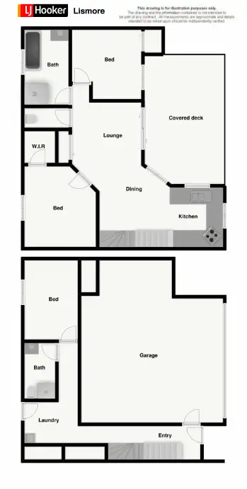 Floorplan of Homely house listing, 2/24 Pendara Crescent, Lismore Heights NSW 2480