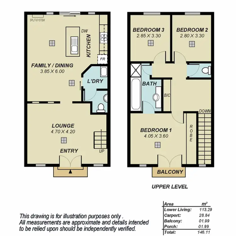 Floorplan of Homely townhouse listing, 4/4 Avalon Drive, Wynn Vale SA 5127