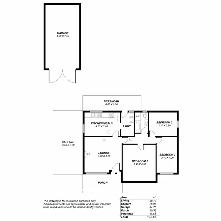 Floorplan of Homely house listing, 848 North East Road, Modbury SA 5092