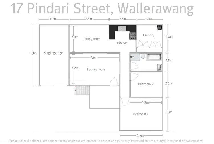 Floorplan of Homely house listing, 17 Pindari Place, Wallerawang NSW 2845