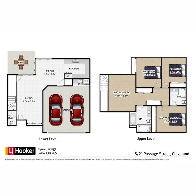 Floorplan of Homely townhouse listing, 8/21 Passage Street, Cleveland QLD 4163