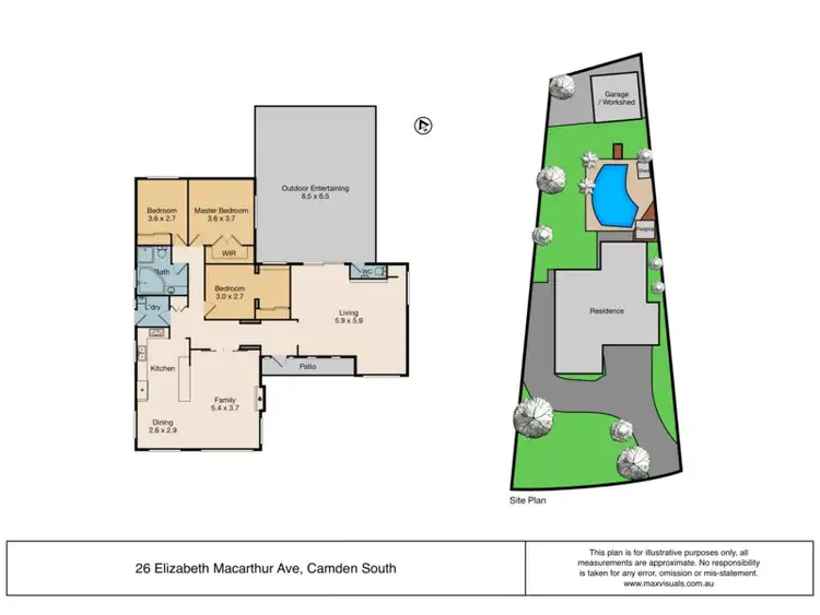 Floorplan of Homely house listing, 26 Elizabeth Macarthur Avenue, Camden South NSW 2570