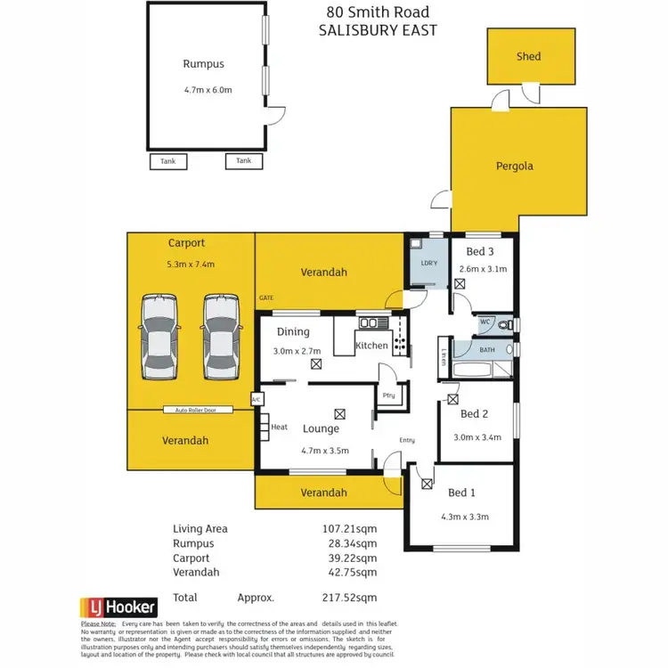 Floorplan of Homely house listing, 80 Smith Road, Salisbury East SA 5109