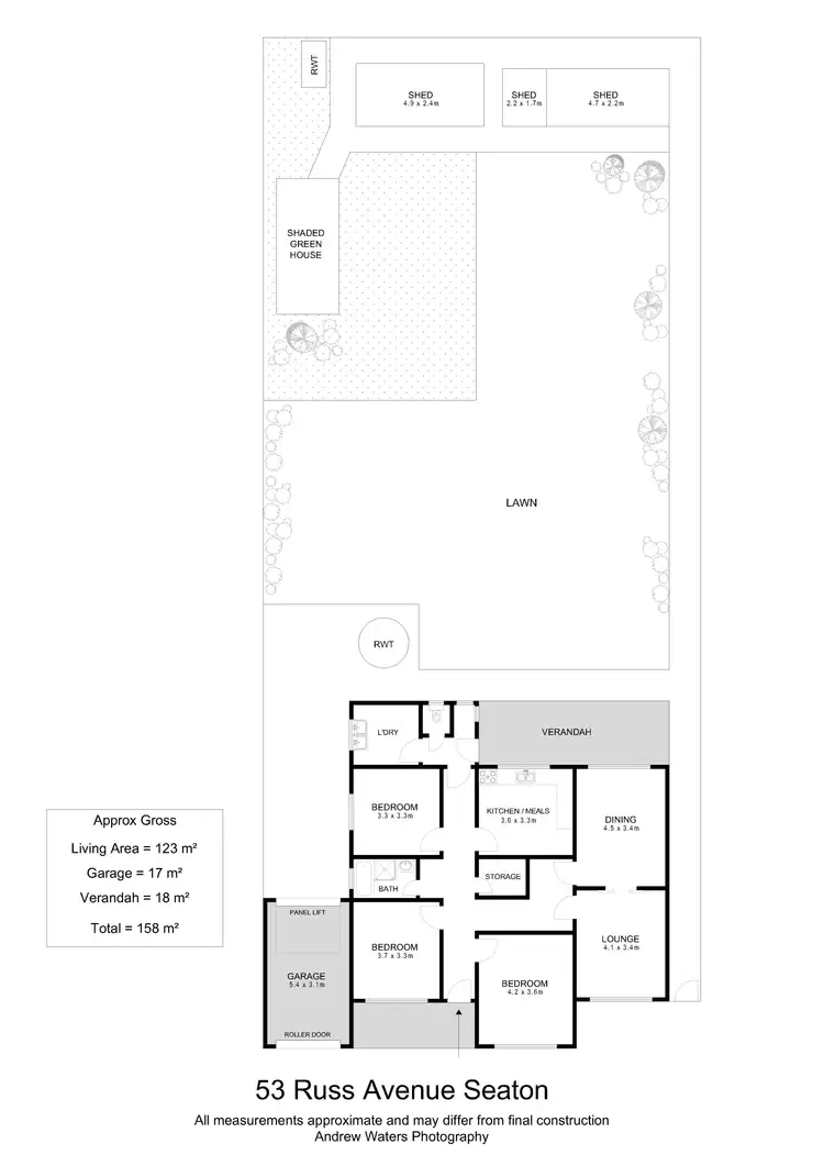 Floorplan of Homely house listing, 53 Russ Avenue, Seaton SA 5023
