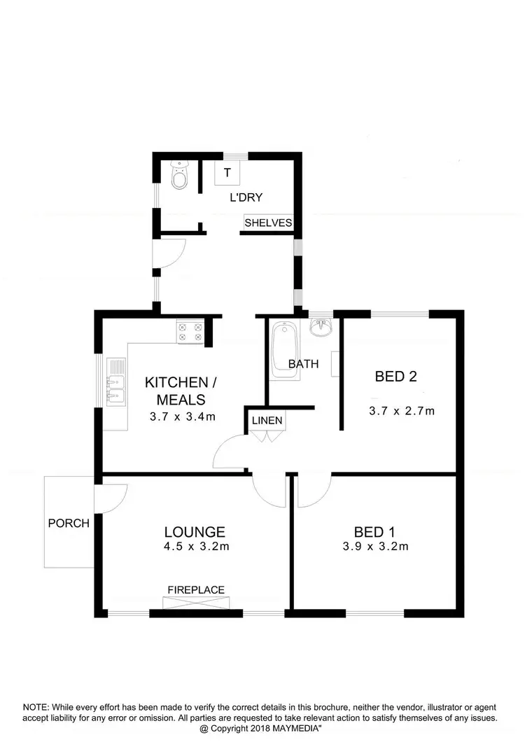 Floorplan of Homely house listing, 1 Childs Avenue, Seaton SA 5023