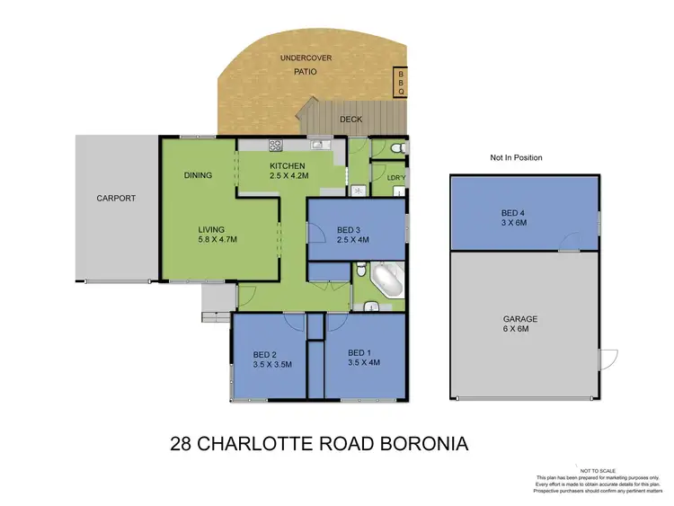 Floorplan of Homely house listing, 28 Charlotte Road, Boronia VIC 3155