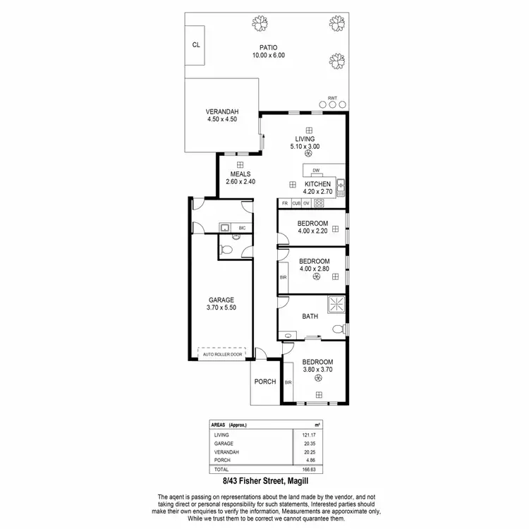 Floorplan of Homely retirement listing, 8/43 Fisher Street, Magill SA 5072