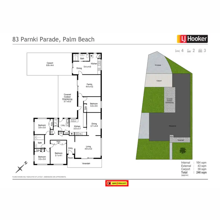 Floorplan of Homely house listing, 83 Parnki Parade, Palm Beach QLD 4221