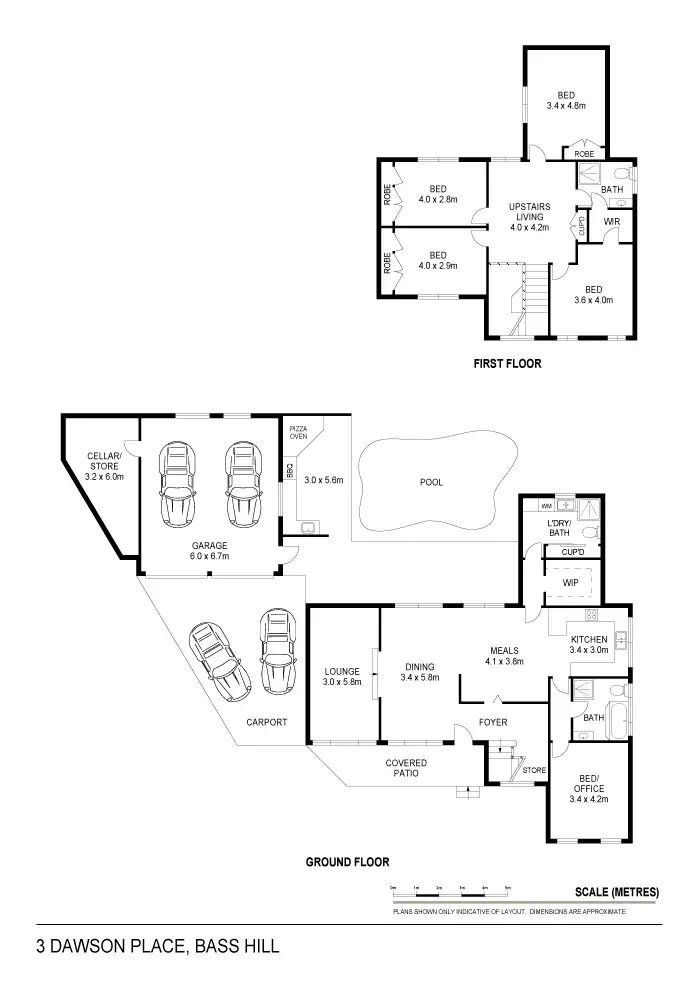 Floorplan of Homely house listing, 3 Dawson Place, Bass Hill NSW 2197