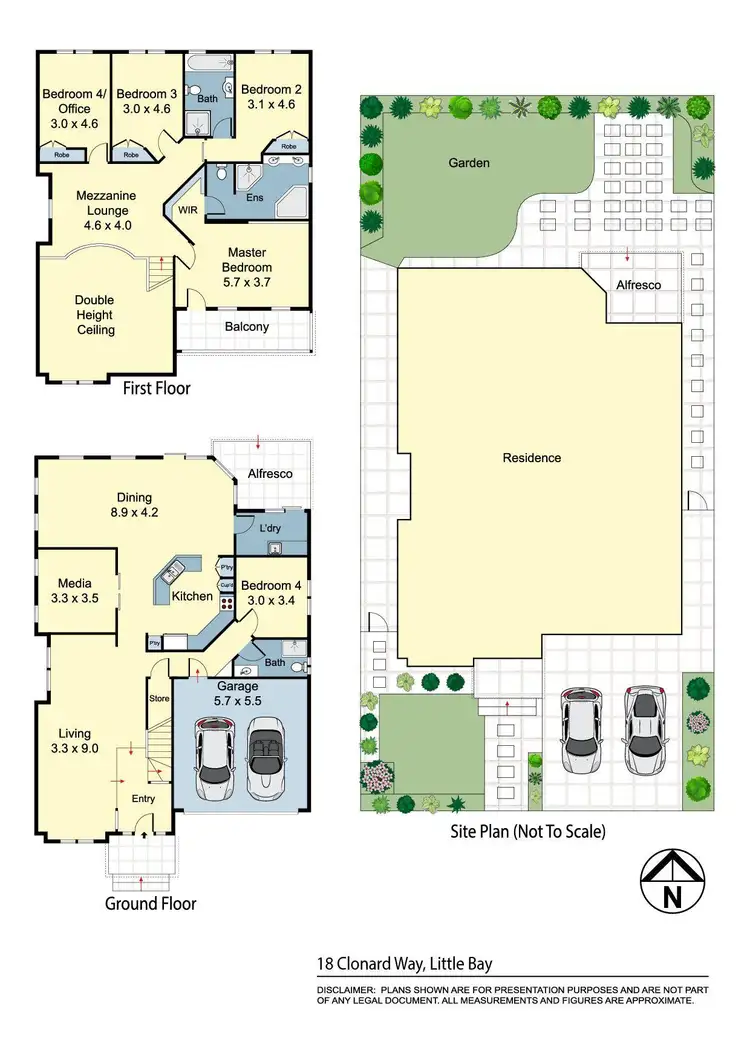 Floorplan of Homely house listing, 18 Clonard Way, Little Bay NSW 2036