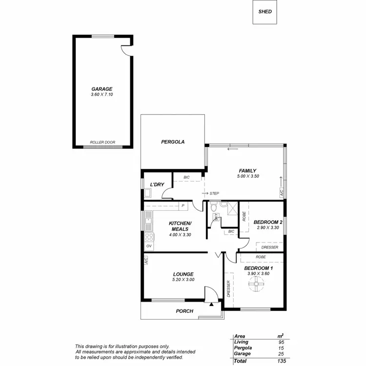 Floorplan of Homely house listing, 5 Kelvin Avenue, Warradale SA 5046