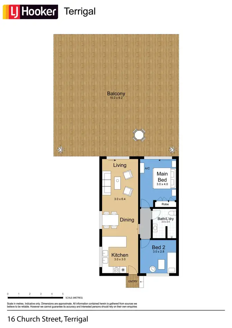 Floorplan of Homely unit listing, 3/16 Church Street, Terrigal NSW 2260