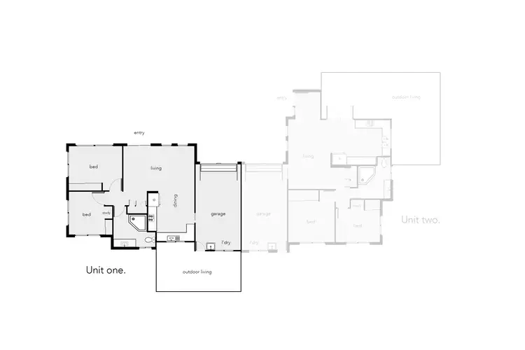 Floorplan of Homely unit listing, 1/22 Nesbit Street, Whitfield QLD 4870