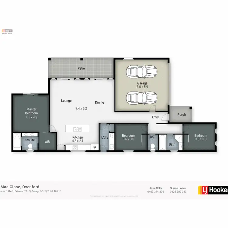 Floorplan of Homely house listing, 5 Mac Close, Oxenford QLD 4210