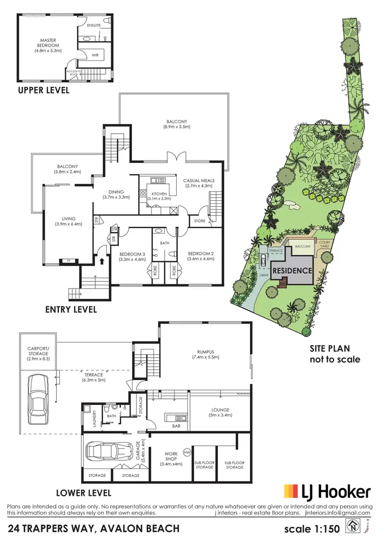 Floorplan of Homely house listing, 24 Trappers Way, Avalon Beach NSW 2107