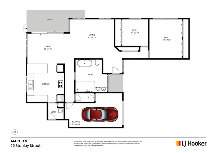 Floorplan of Homely house listing, 25 Stanley Street, Maclean NSW 2463