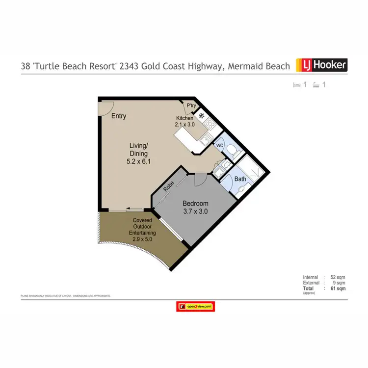 Floorplan of Homely unit listing, 38/2342-2358 Gold Coast Highway, Mermaid Beach QLD 4218