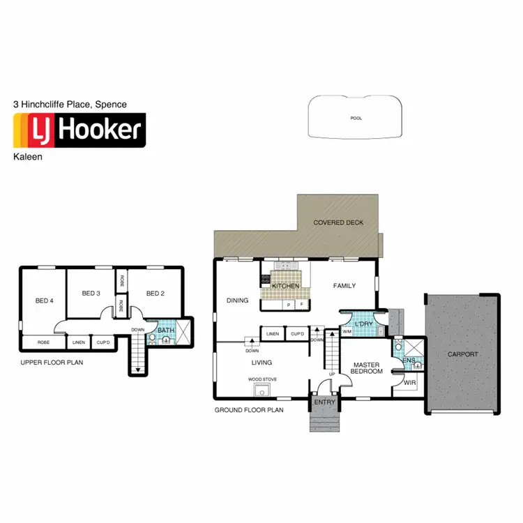 Floorplan of Homely house listing, 3 Hinchcliffe Place, Spence ACT 2615