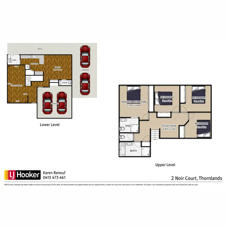 Floorplan of Homely house listing, 2 Noir Court, Thornlands QLD 4164