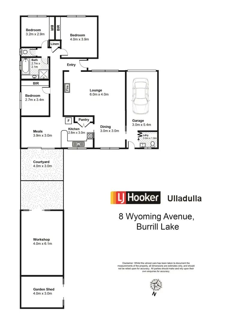 Floorplan of Homely house listing, 8 Wyoming Avenue, Burrill Lake NSW 2539