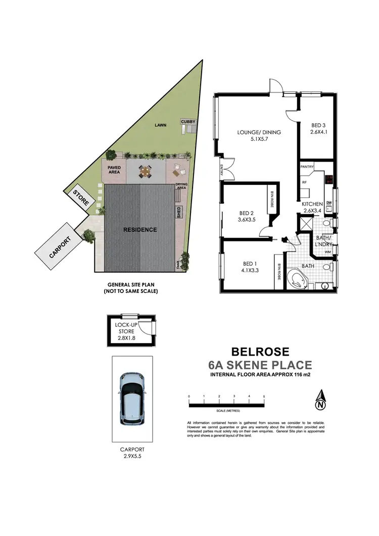 Floorplan of Homely house listing, 6a Skene Place, Belrose NSW 2085
