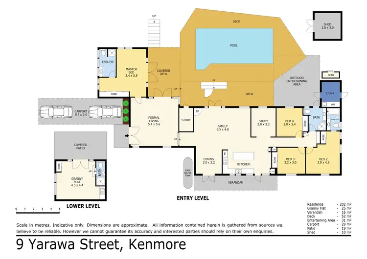 Floorplan of Homely house listing, 9 Yarawa Street, Kenmore QLD 4069