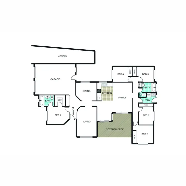 Floorplan of Homely house listing, 66 Tiptree Crescent, Palmerston ACT 2913