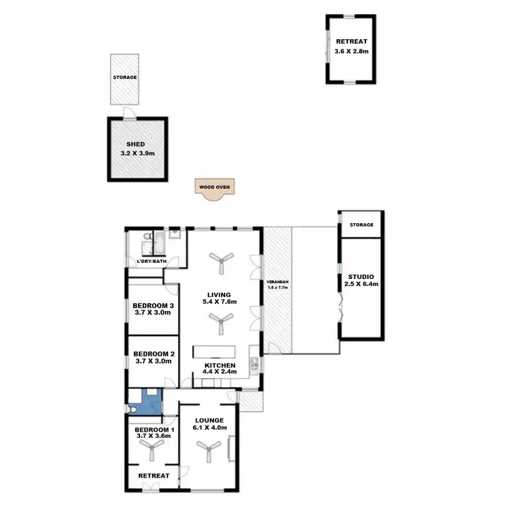 Floorplan of Homely house listing, 25 Blanch Street, Gawler East SA 5118