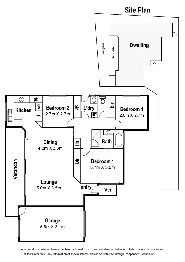 Floorplan of Homely villa listing, 15A John Ryan Drive, South Morang VIC 3752