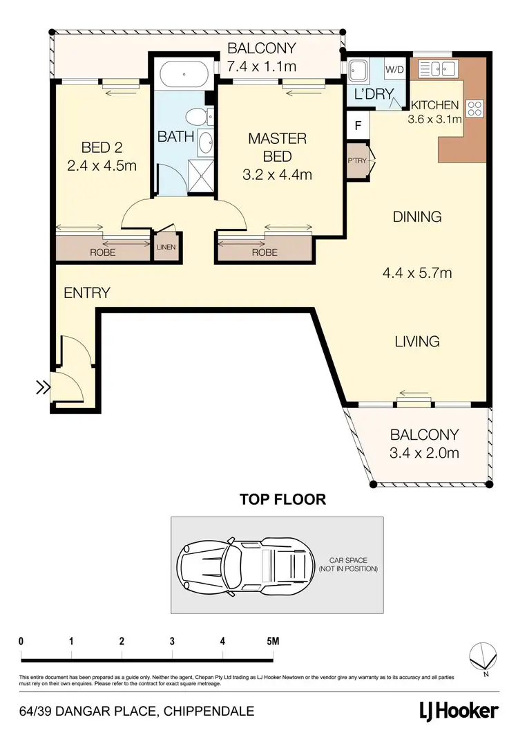 Floorplan of Homely apartment listing, 64/39 Dangar Place, Chippendale NSW 2008