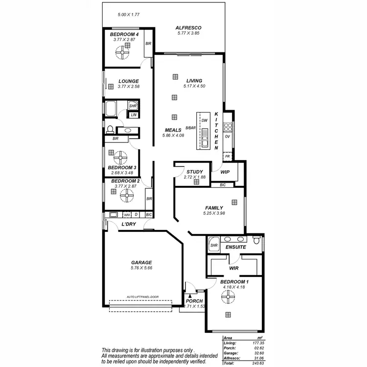 Floorplan of Homely house listing, 4A Duncan Crescent, Highbury SA 5089