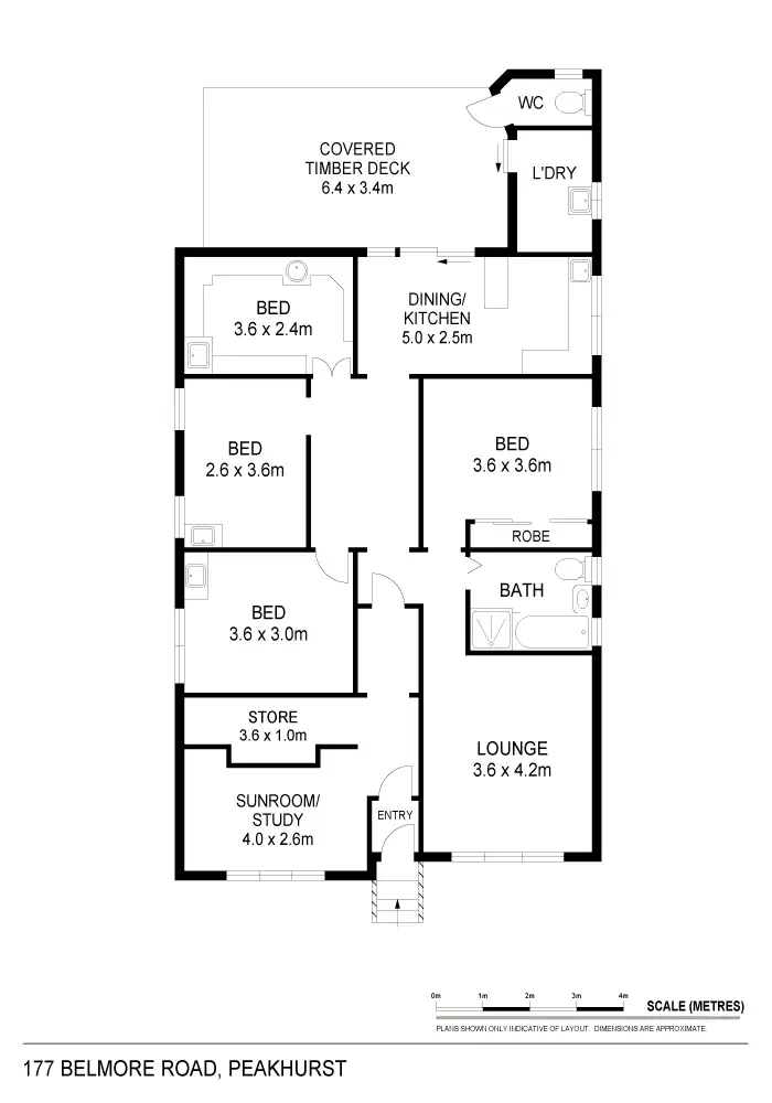 Floorplan of Homely house listing, 177 Belmore Road, Peakhurst NSW 2210