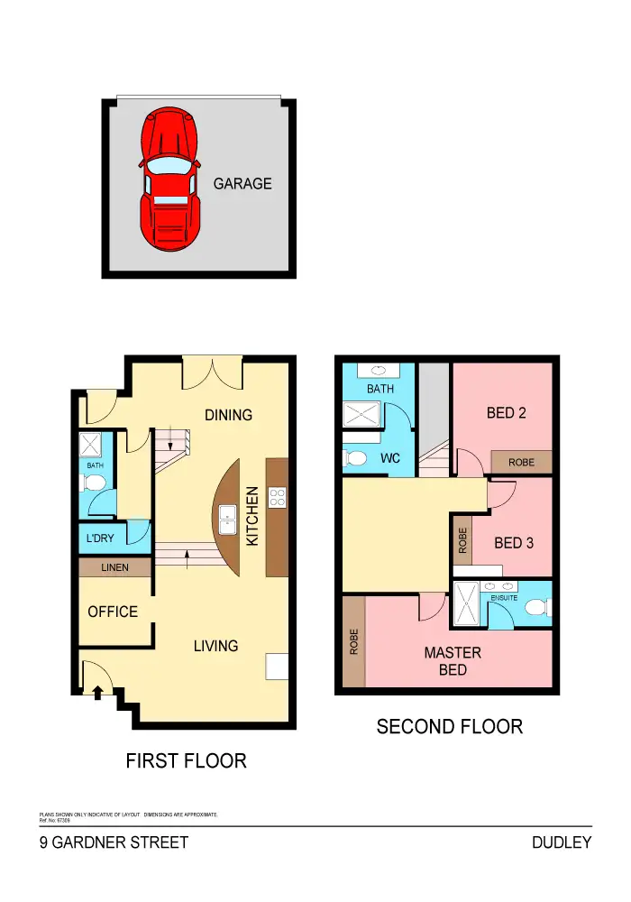 Floorplan of Homely house listing, 9 Gardner Street, Dudley NSW 2290