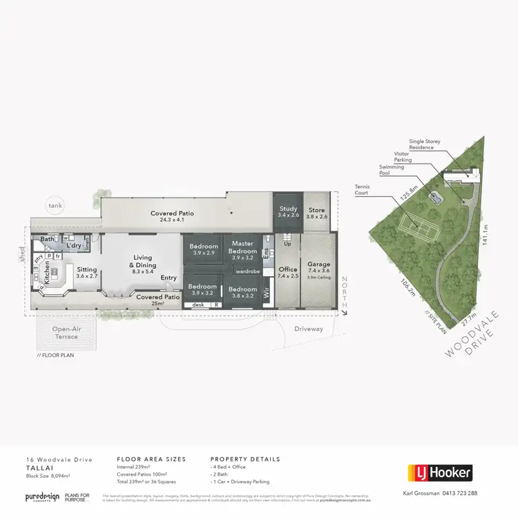 Floorplan of Homely house listing, 16 Woodvale Drive, Tallai QLD 4213