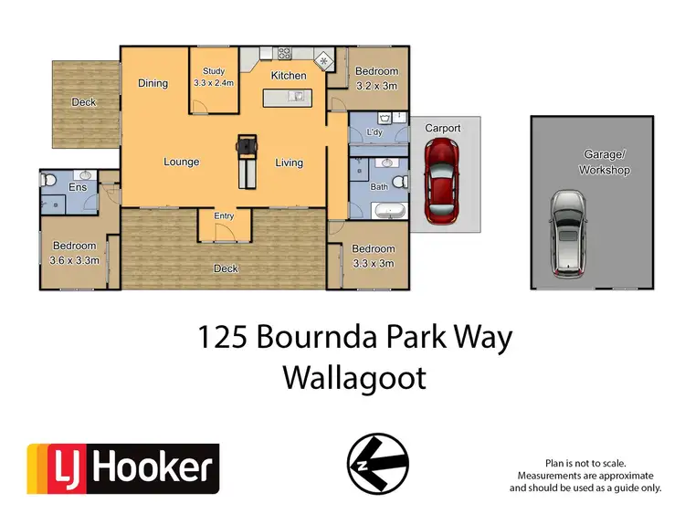 Floorplan of Homely rural property listing, 125 Bournda Park Way, Wallagoot NSW 2550