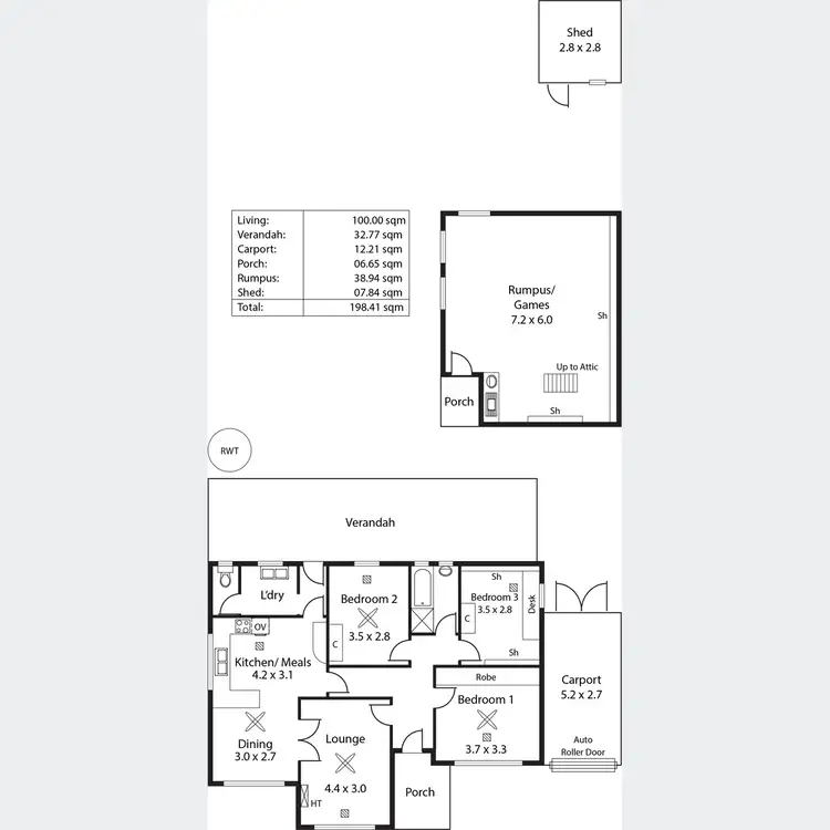 Floorplan of Homely house listing, 15 Brian Street, Lockleys SA 5032