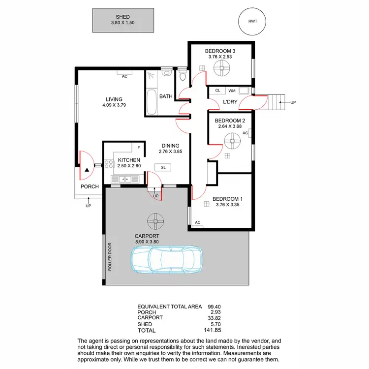 Floorplan of Homely house listing, 27 Mostyn Crescent, Salisbury East SA 5109